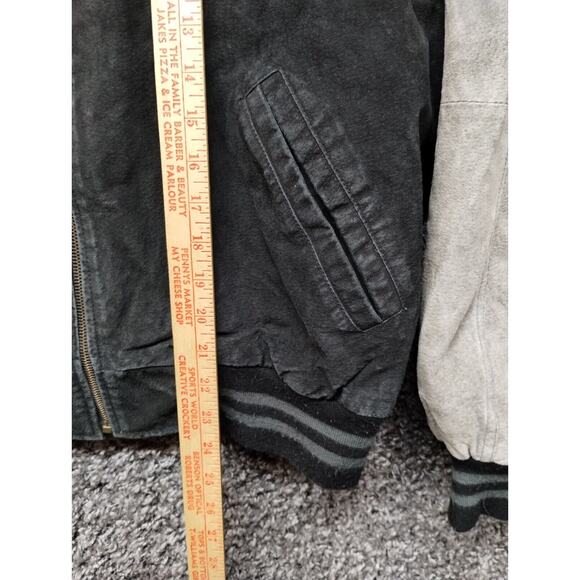 Free Country Black and Gray Bomber Jacket - Picture 6 of 13